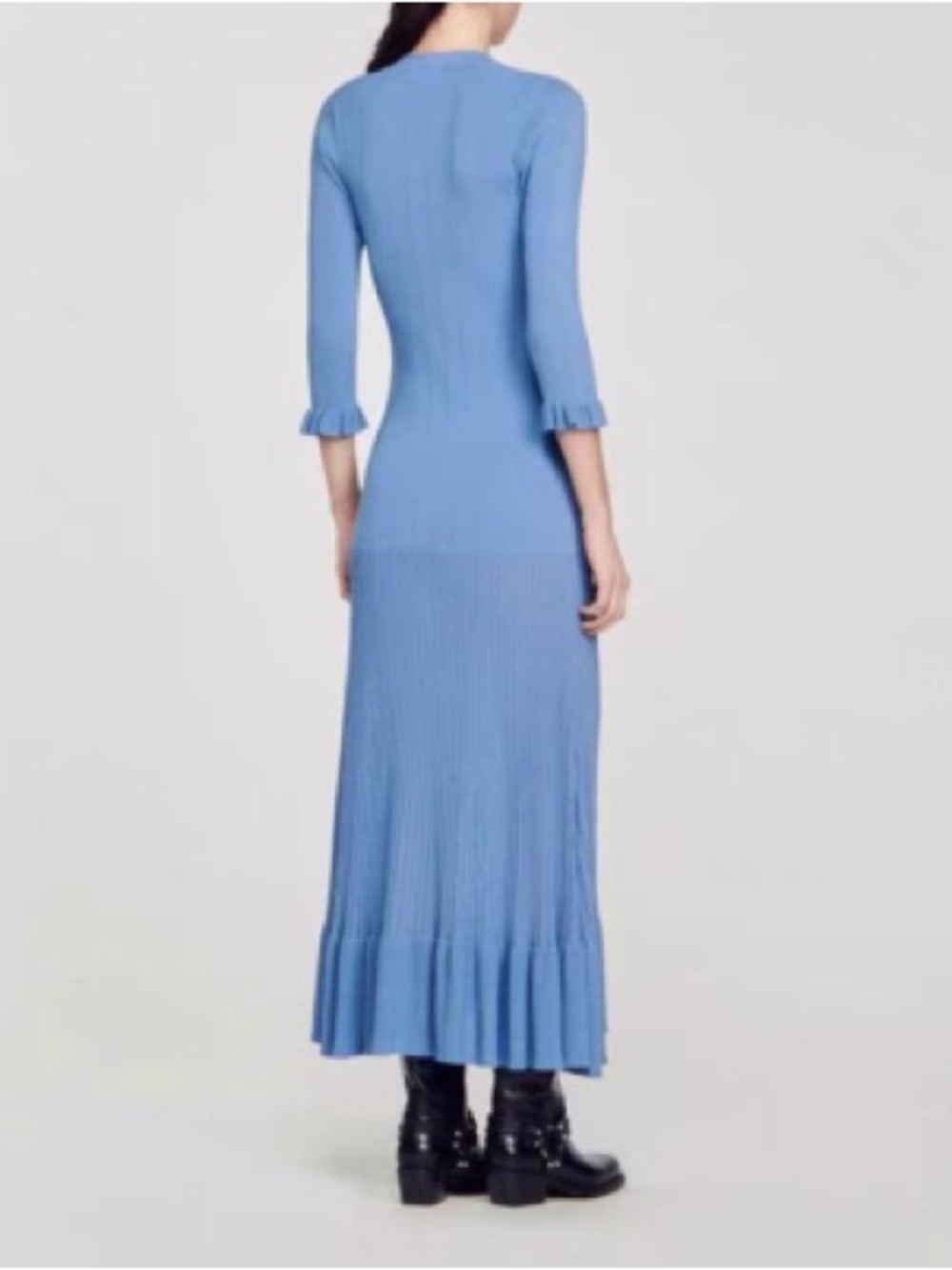 Blue Sandro Dress - Picture 2 of 8
